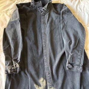 misguided denim dress